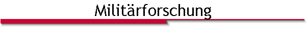 Militrforschung